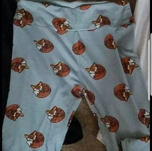 Lularoe leggings os fox